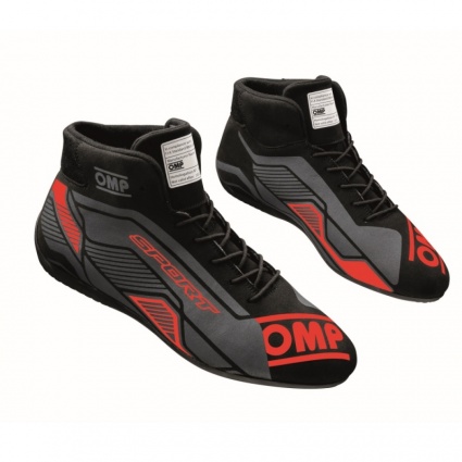 OMP Sport my2022 Race Boots - Black/Red